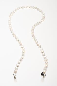 Coti White Pearl Glasses Chain